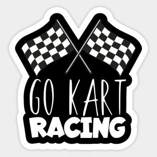 Go kart racing Sticker